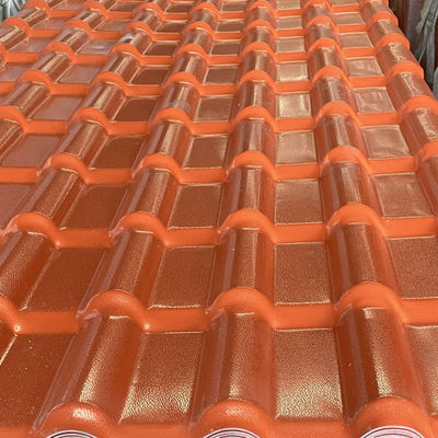 ASA Synthetic Resin Roof Tile 2.5mm-3.0mm Thick for Villa Construction