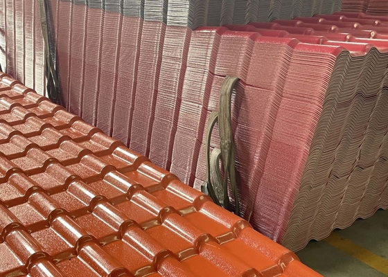 Waterproof ASA Synthetic Resin Roof Tile Heat Insulation Sound Insulation