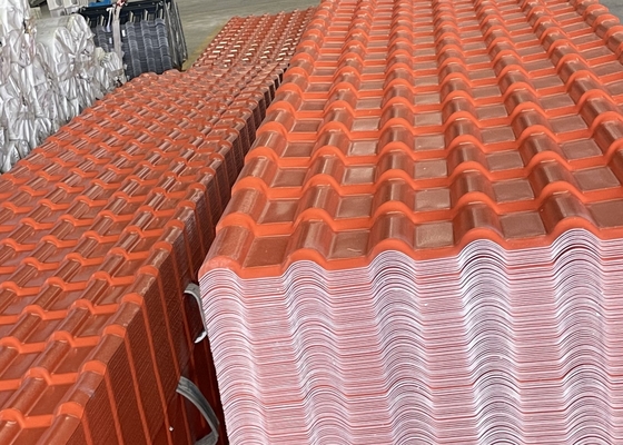 Waterproof ASA Synthetic Resin Roof Tile Heat Insulation Sound Insulation