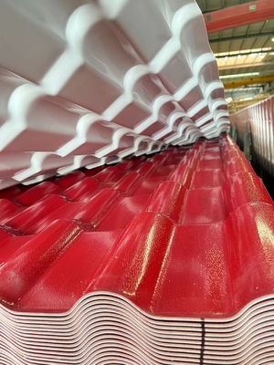 Impact Resistance ASA Synthetic Resin Roof Tile Color Lasting Waterproof