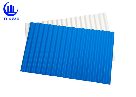 1130mm Muti Layers PVC Plastic Roof Sheet For Chemical Industry Charity