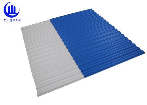 1130mm Muti Layers PVC Plastic Roof Sheet For Chemical Industry Charity