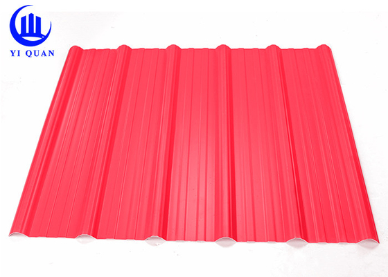 1130mm Muti Layers PVC Plastic Roof Sheet For Chemical Industry Charity