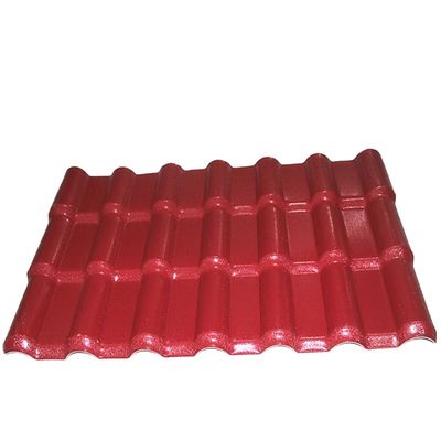 ASA Coated Synthetic Resin Roof Tiles Custom Colors 3-Year Warranty