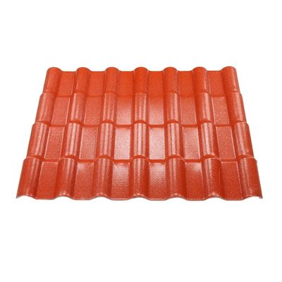 ASA Synthetic Resin Roof Tiles Double Roman Style Custom Colors