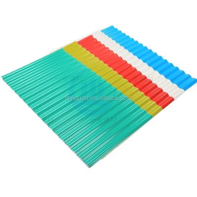 UPVC Corrugated Roof Tile 920mm Width 1-3mm Thickness