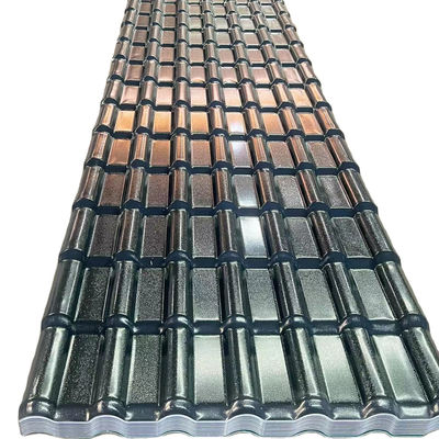 2.5mm ASA Synthetic Roof Tile 1050mm Width for Villa Warehouse