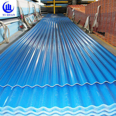 UPVC Roofing Tile 2.5mm Thick 1130mm Width Corrugated