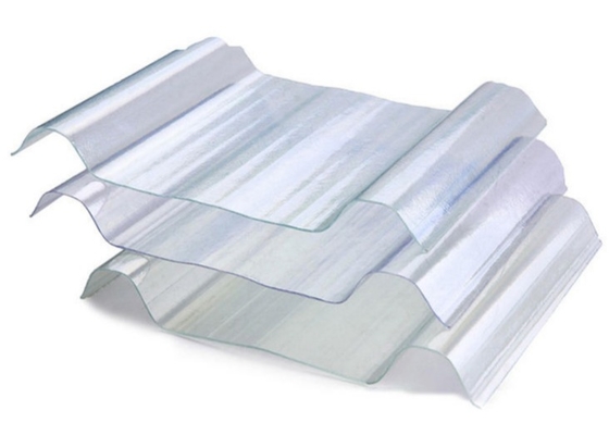 Vật liệu xây dựng ngói nhựa gia cố bằng sợi thủy tinh trong suốt cho vườn nhà kính Stat
