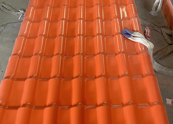 Khả năng cách âm Tấm lợp nhựa tổng hợp ASA cho ngôi nhà Cách nhiệt bằng gạch sân 219mm