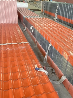 Tuổi thọ cao Mái ngói nhựa tổng hợp ASA Màu sắc bền chống cháy