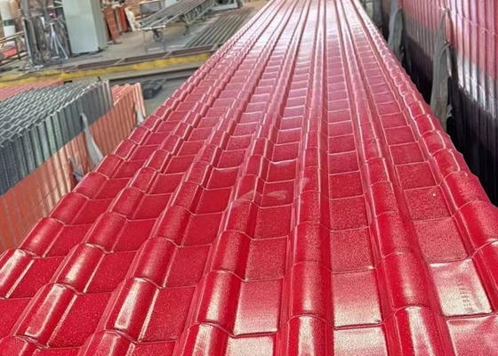 Ngói nhựa Asa thân thiện với môi trường 219mm Khả năng chịu tải tuyệt vời Mái ngói