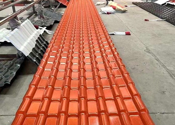 Dễ dàng lắp đặt Ngói nhựa Asa cao 30mm Ngói tổng hợp chịu tải tốt