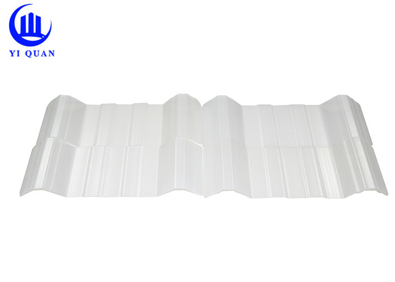 Tấm lợp chống tia cực tím Trọng lượng nhẹ Tấm lợp trong suốt PC PVC Skylight Mái ngói cho ban công hành lang