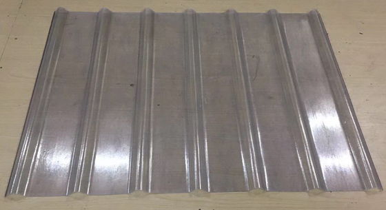 Tấm lợp bằng sợi thủy tinh chiều rộng 1130mm Tấm lợp FRP cho giếng trời