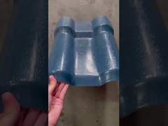 Trưng bày ngói lợp nhựa tổng hợp